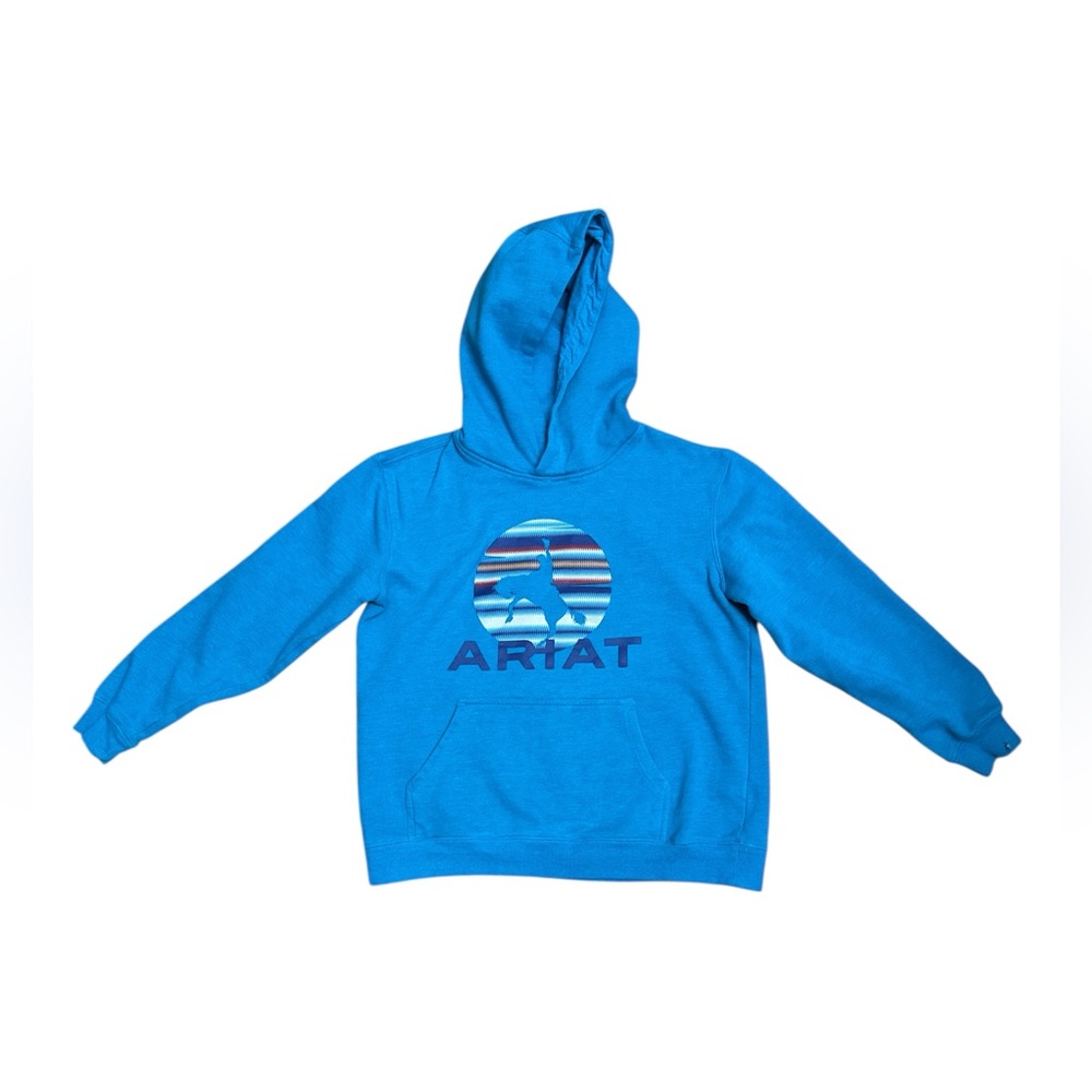 Ariat Vibrant Blue In Motion Hoodie with Logo